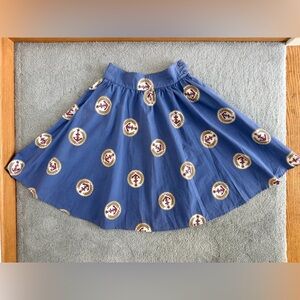 Nautical Blue Patterned Women's Skirt